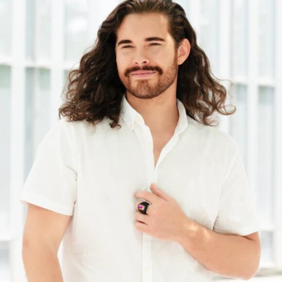 Paparazzi Jewelry Accessories - Cavalier Claim - Multi Men's Ring - Vintage - Picture 3 of 6